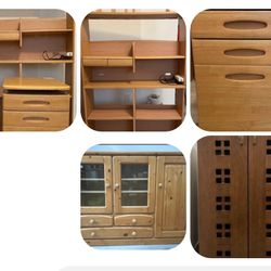 Furniture Set Deal – KOIZUMI Desk + Wagon + Cabinets (4pcs)