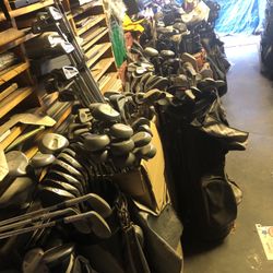 Golf Club Lot Hundreds Miscellaneous Clubs