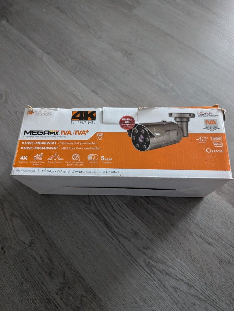 IP Cameras with intelligent Video Analytics. DWC-MB48WIAT-MEGApix IVA pre-loaded