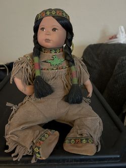 1992 Perillo Artaffects Brave And Free Native American Doll