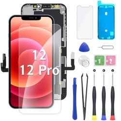 iPhone 12/12 PRO Screen Replacement Kit - Full HD LCD 6.1'' Display and 3D Touch Digitizer