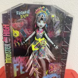 2024 Monster High Monster Fest Frankie Stein Fashion Doll -NEW! 