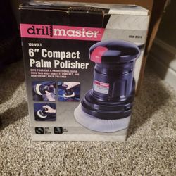Drill Master 6" Compact Palm Polisher NIB 