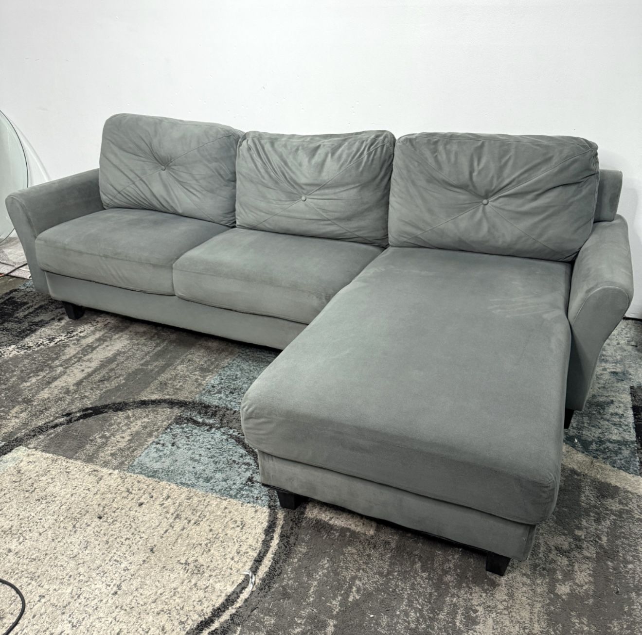 Gray Sectional Sofa Free Delivery Couch