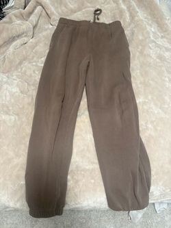 Garage Brown Jogger Sweatpants with Drawstring