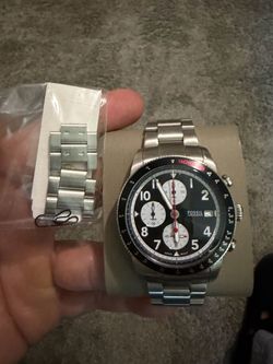 Men’s Fossil Sport Tourer Chronograph Watch with Black Dial