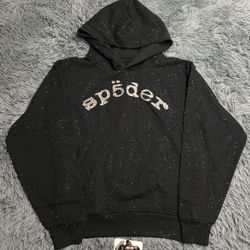 Black Rhinestone Hoodie