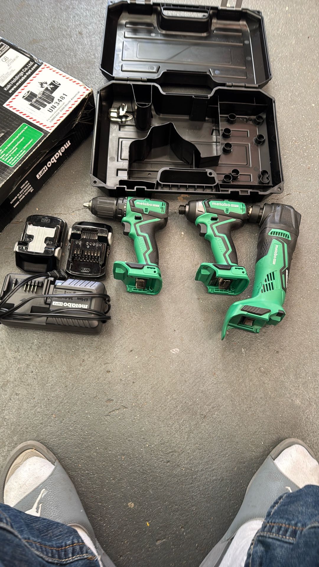 Metabo 3 Tools 18v 2 Battery 1 Charge