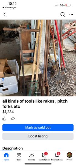 1 Old Antique Hand Hole Digger