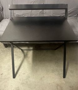 Black Folding Desk