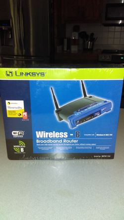 WIRELESS B BROADBAND ROUTER FROM LINKSYS NEW FACTORY SEALED