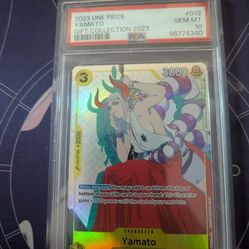 2023 one piece Yamato gift collection gem mint 10