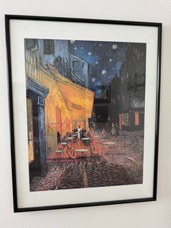 Van Gogh Cafe Terrace at Night Framed Print