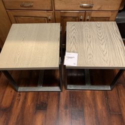 Two End Tables Brand New