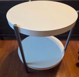 One beige side table-$20 firm- West Kendall