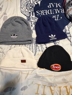 Lot of 4 Knit Beanies Adidas Tyson