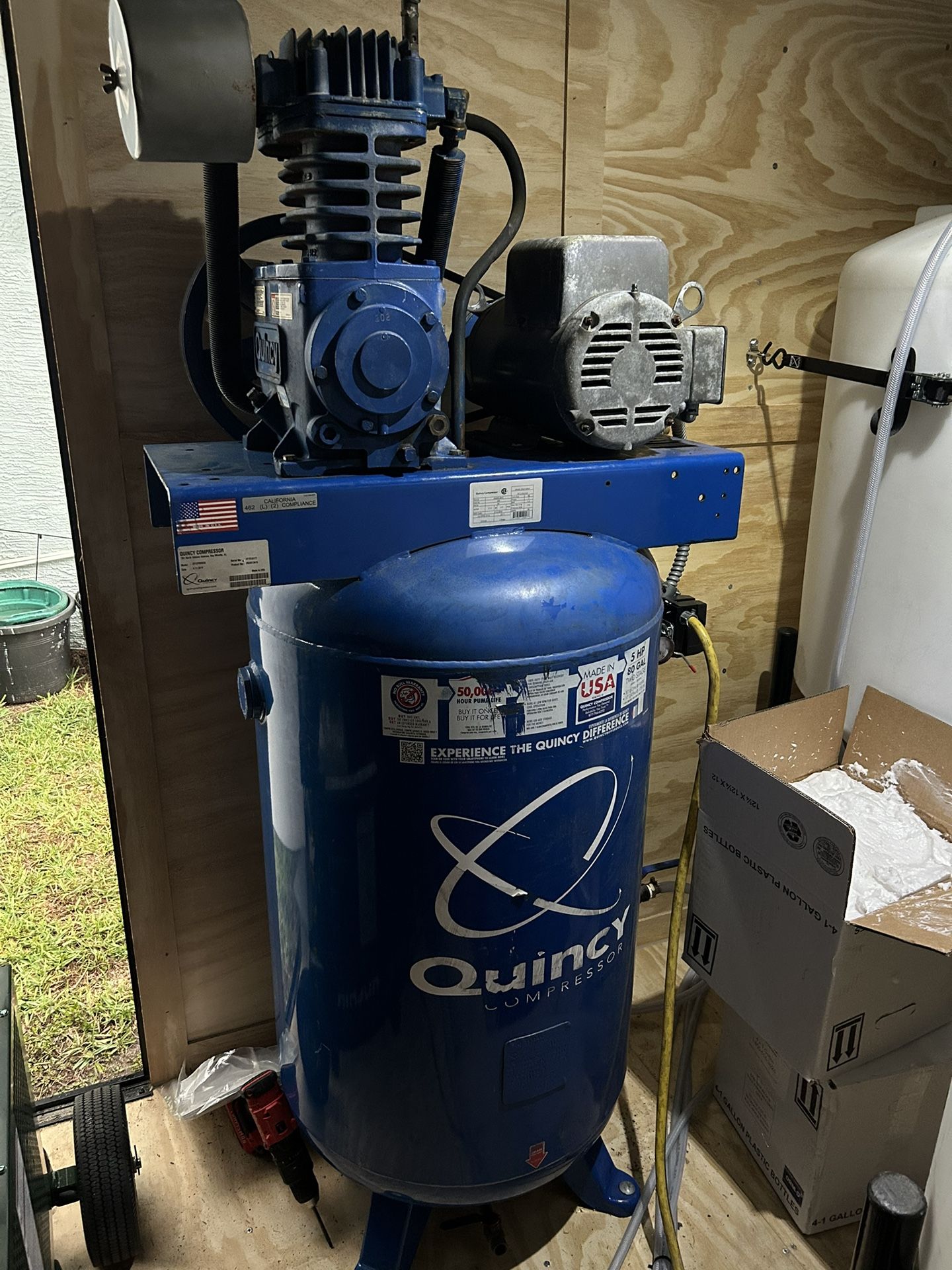 Quincy Qt-5 Compressor And Parts