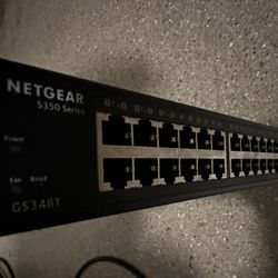 Netgear S350 Series GS348T 48-Port Gigabit Ethernet Smart Managed Pro Switch SFP