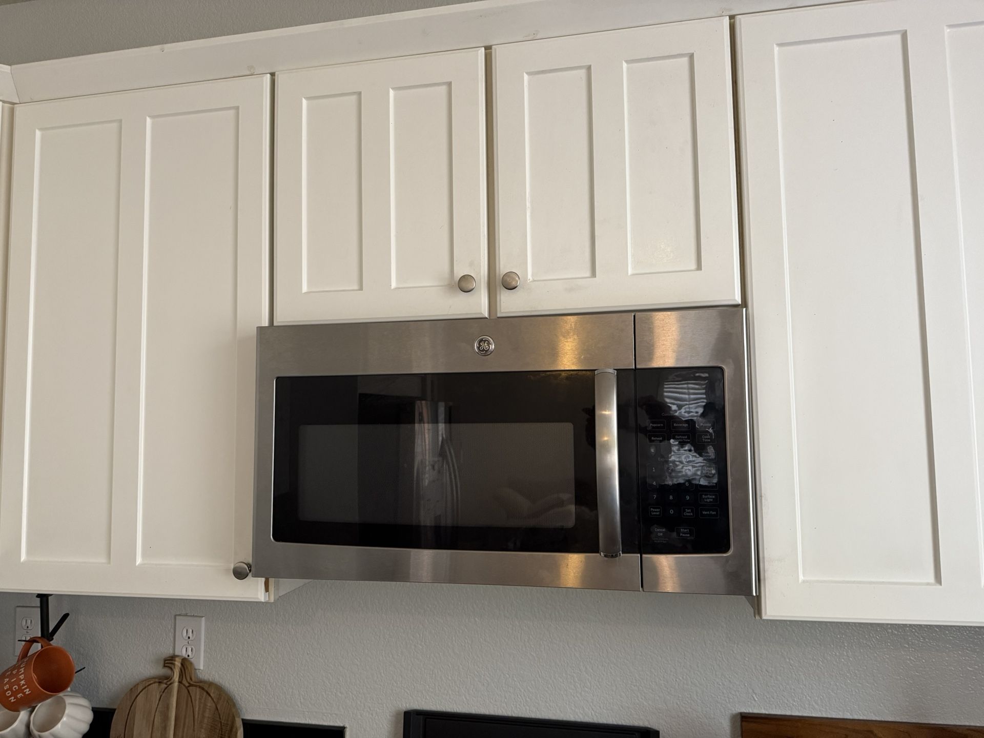 Over range microwave