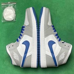 Jordan 1 True Blue Cement Sneakers