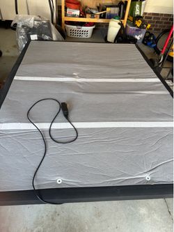 Linak Queen Size Electric Bed frame with remote control.