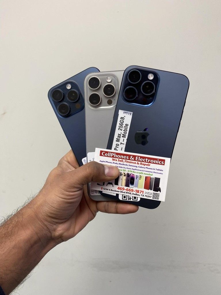 iPhone 15 Pro Max 256gb-Cash Deal Starts $799