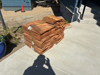 6 Bundles of # 2 cedar shake