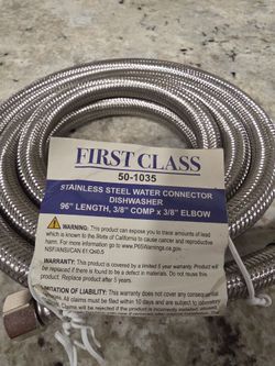Dishwasher Water Connector | Stainless Steel | 96"