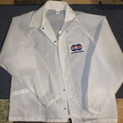 Large White Nylon Jacket 