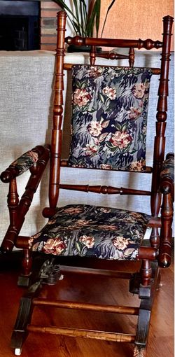 Vintage Handmade New Zealand Glider Rocking Chair