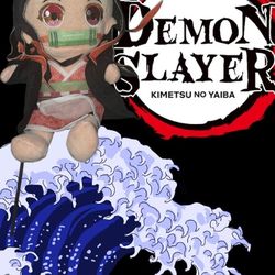 Demon slayer Kimetsu no Yaiba Kamado Nezuko Plush Doll Stuffed Toy 9 Inch