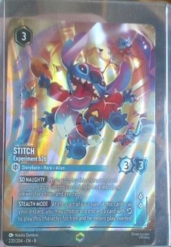 Lorcana Enchanted Stitch Experiment 626