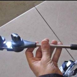 GRANDMEI Chair Umbrella with Clamp,46 inches UPF 50+ Clip on Parasol 