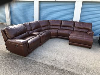 Power Reclining Sectional Couch