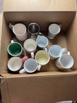 Box Of Assorted Mugs