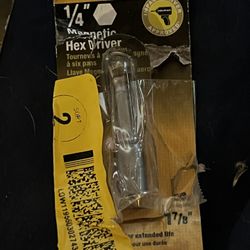 Hillman Magnetic 1/4” Hex Nut Driver