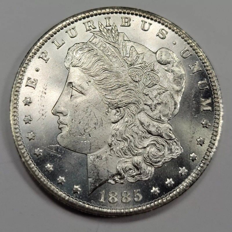 1885 CC $1 Morgan Silver Dollar KEY DATE Carson City Choice