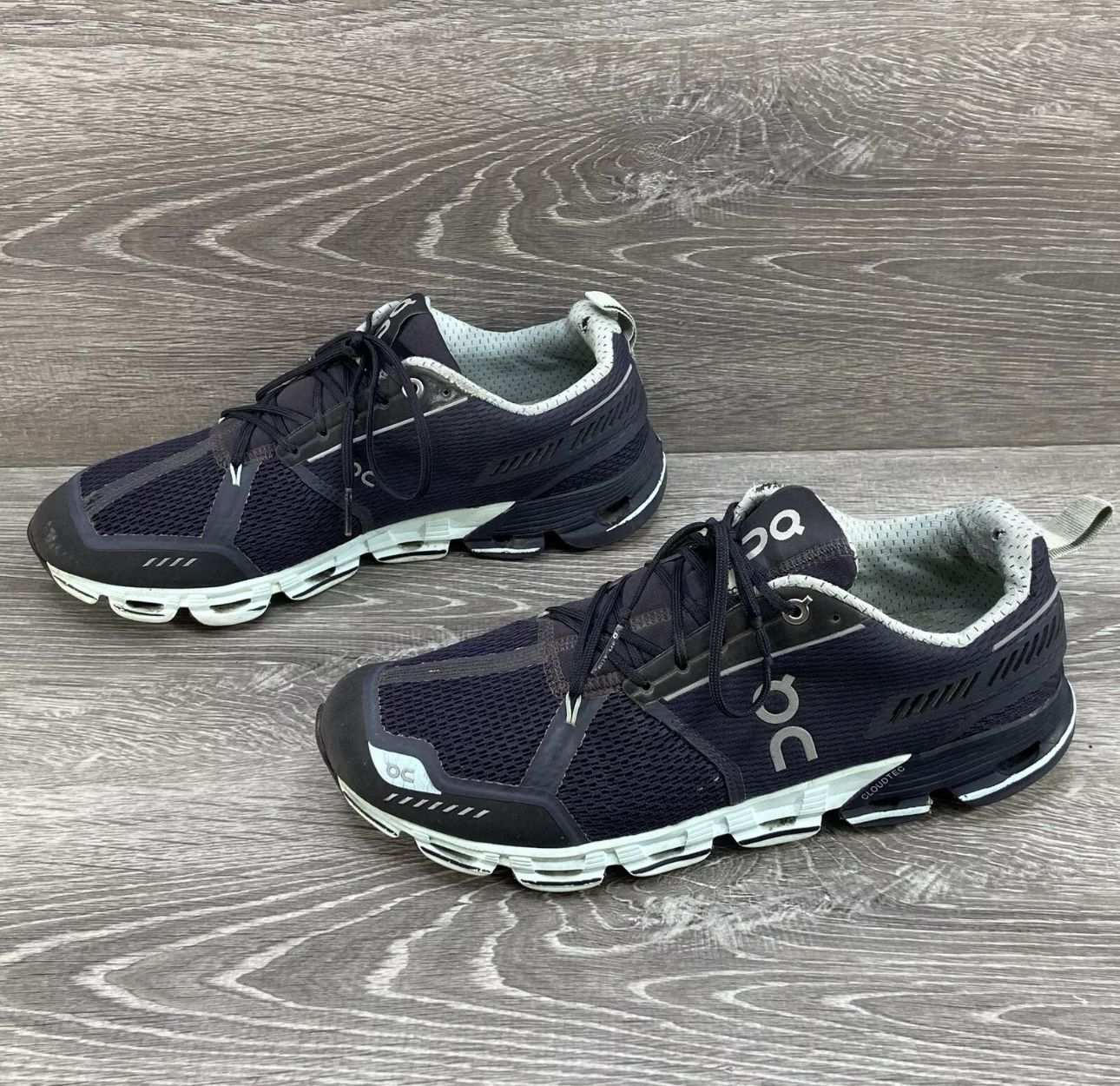 On Cloud Flyers 5 Womens Gray Black Mint