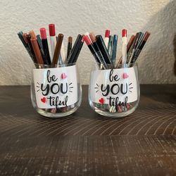 makeup glass holder