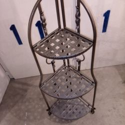 Folding Metal Corner Shelf