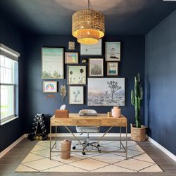 Entire Office Furniture And Art For Sale