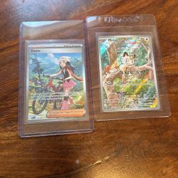 Meowth And Dawn Trainer Card 