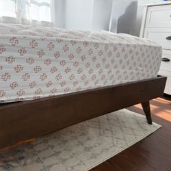 Queen Sized Bed Frame With Headboard 