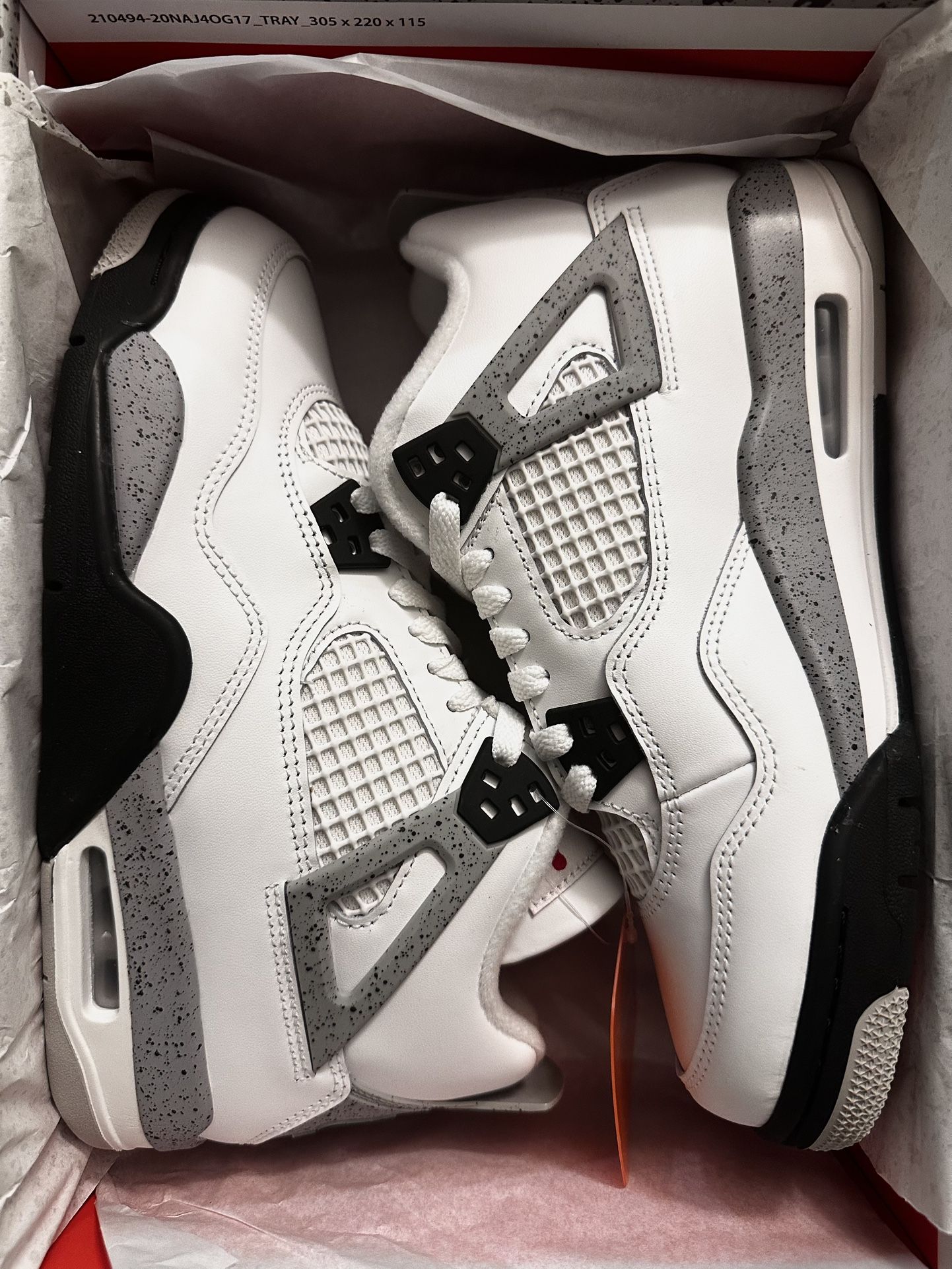 Jordan 4 Retro - White Cement (Brand New)