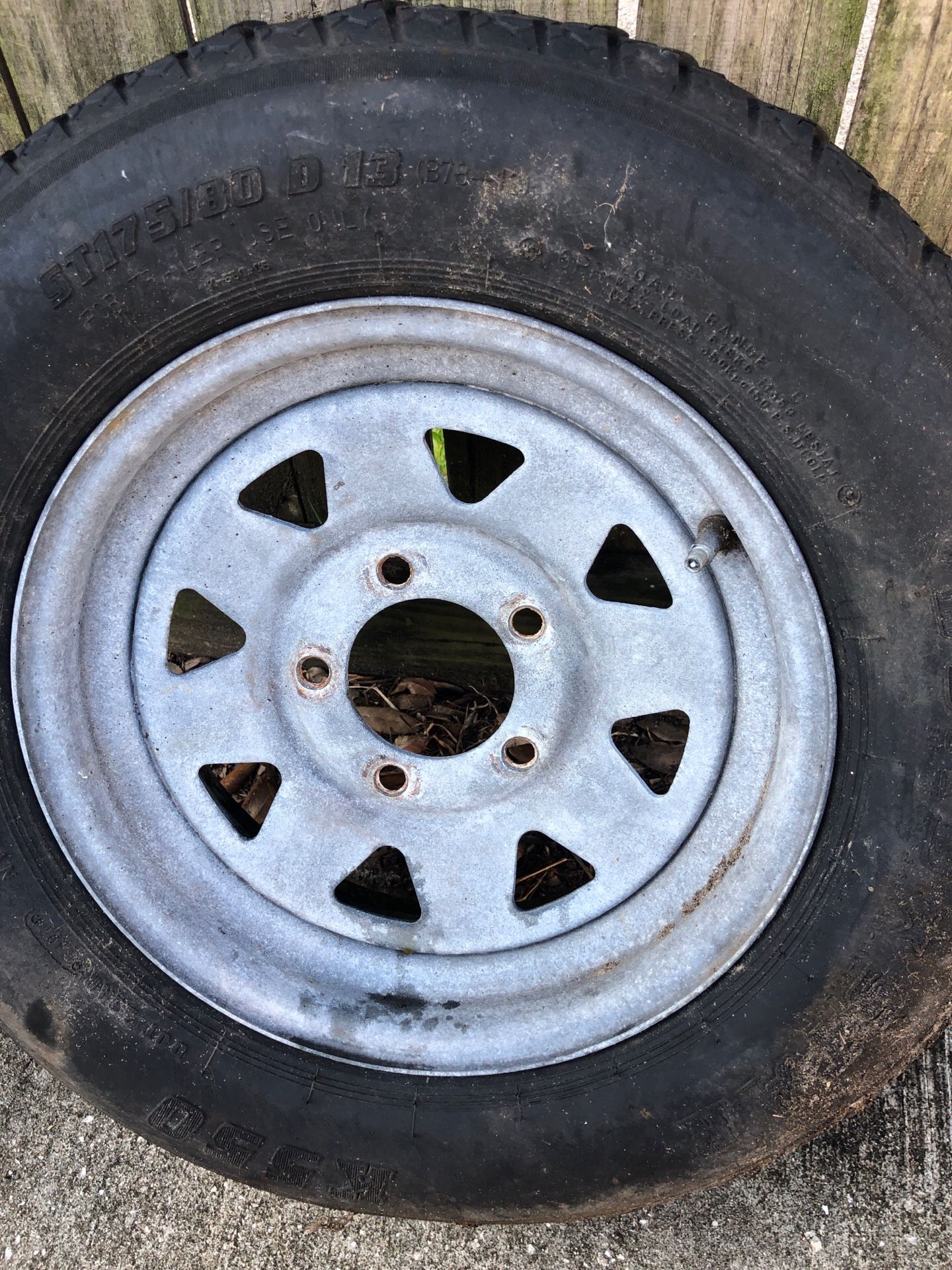 Utility trailer tire rim size 13