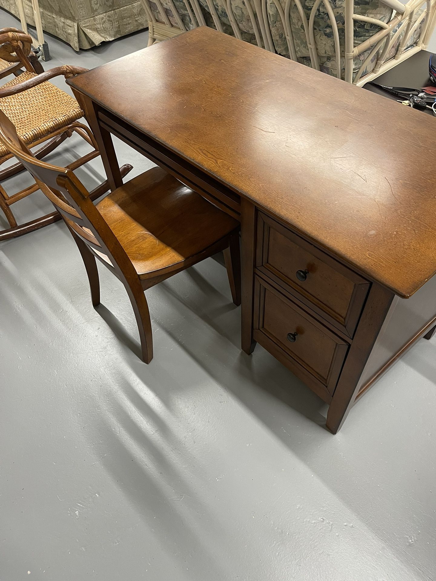 Kids Desk With Chair Solid Wood 