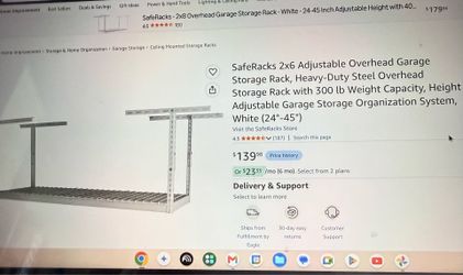 Eagle industrial over head rack