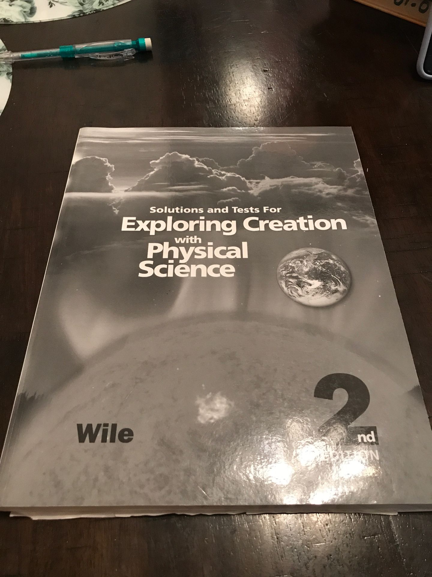 Solution and test for exploring creation with physical science 2nd edition