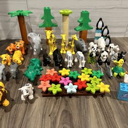 Duplo Legos Lot Of Animals! 