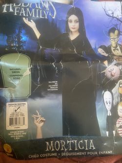 Mortician Costume Kids Medium 